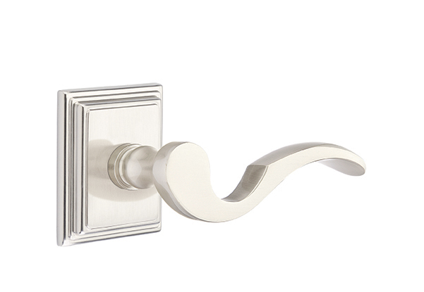 Emtek Cortina Lever with Wilshire Rosette