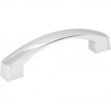 Hardware Resources Merrick 96 mm CC Cabinet Pull in Polished Chrome
