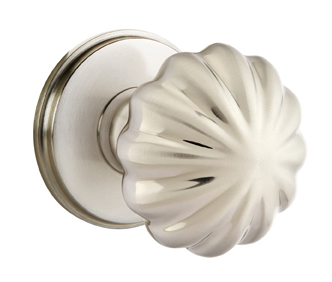 Emtek Melon Knob with Watford Rosette