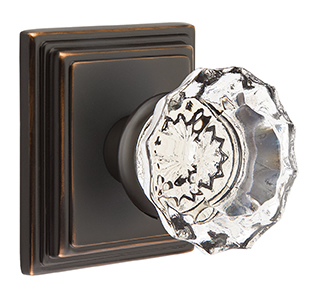 Emtek Astoria Knob with Wilshire Rosette
