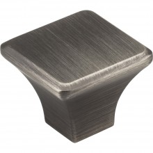 Hardware Resources Marlo 1 1/4 inch Cabinet Knob in Brushed Pewter