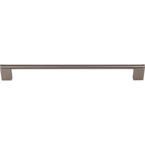 Top Knobs M2448 Princetonian Bar Pull 11 11/32 Inch CC Ash Gray