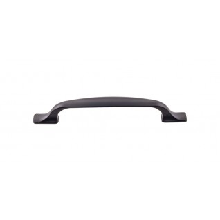 Top Knobs TK864BLK Torbay 5 1/16 inch CC Pull Black