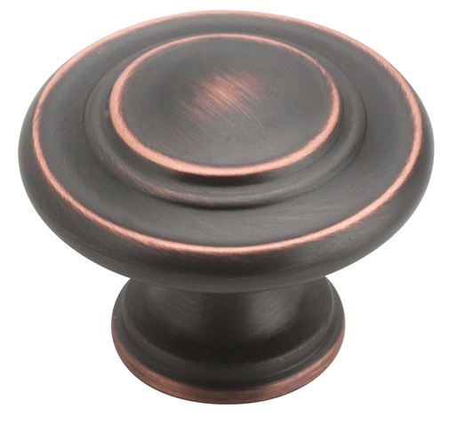 Amerock 1 5/16 Inch Oil Rubbed Bronze Cabinet Knob