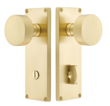 Emtek Modern Plate Thumbturn Privacy NON-KEYED Sideplate