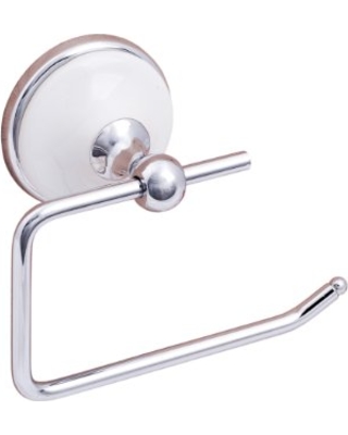 SureLoc Brighton Series Paper Holder in Polished Chrome with White Porcelain Rosette