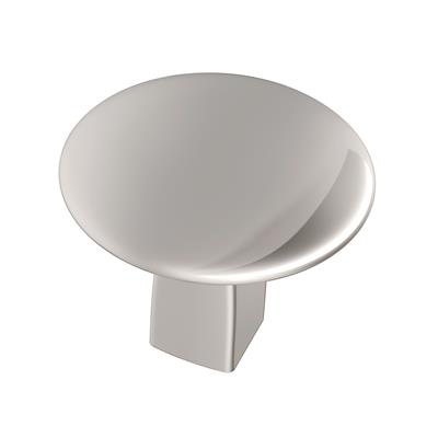 Amerock Riva 1-1/4 Inch cc Cabinet Knob Polished Nickel