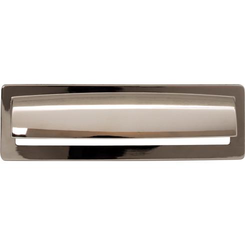 Top Knobs TK937PN Hollin Cup Pull 3 3/4 Inch CC Polished Nickel