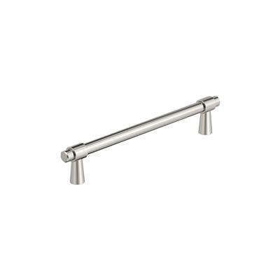 Amerock Destine 6-5/16 Inch cc Cabinet Pull Polished Nickel