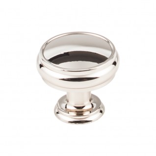 Top Knobs TK832PN Eden 1 3/8 inch Cabinet Knob Polished Nickel