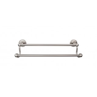 Top Knobs ED9BSNF Edwardian 24 inch Double Towel Bar Brushed Satin Nickel