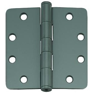 Advantage 4 Inch Commercial Grade Plain Bearing Hinge with 1/4 Inch Radius Corners (EACH)