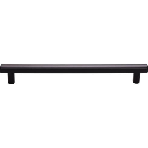 Top Knobs TK907BLK Hillmont Pull 7 9/16 Inch CC Flat Black