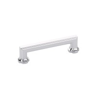 Schaub Empire 4 inch CC Cabinet Pull in Polished Chrome