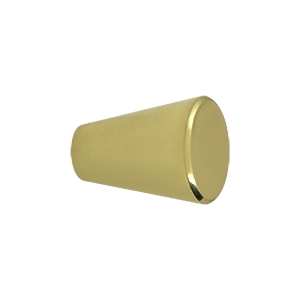 Deltana Solid Brass 1 Inch Cone Cabinet Knob