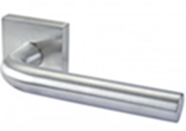 Linnea L03 Stainless Steel Door Lever with Square Rosette