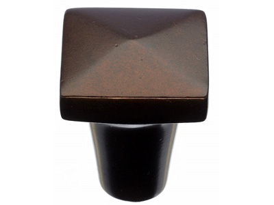 Top Knobs M1513 Aspen Square Knob 7/8 Inch Mahogany Bronze