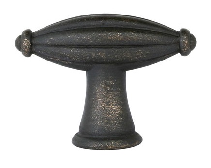 Emtek Bronze Fluted 3 Inch Finger Knob