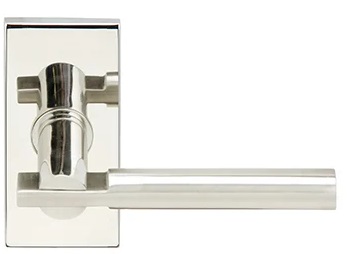 Inox 251 Sequoia Lever Handle with Rectangular Rosette