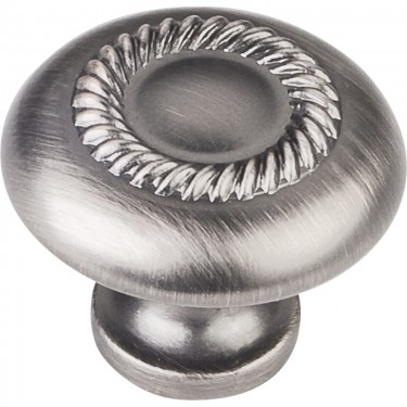 Hardware Resources Cypress 1-1/4 Inch Cabinet Knob - Brushed Pewter