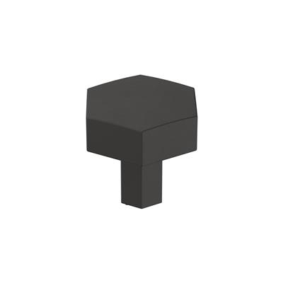 Amerock Caliber 1-1/4 Inch Cabinet Knob Matte Black