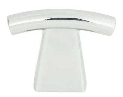 Atlas Homewares Fulcrum Knob 1 1/2 Inch Polished Chrome