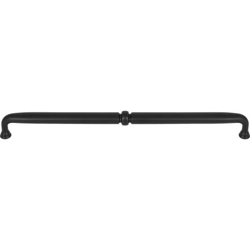 Top Knobs TK1026BLK Henderson Pull 12 Inch CC Flat Black