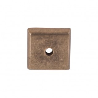 Top Knobs M1446 Aspen Square Backplate 7/8 Inch Light Bronze