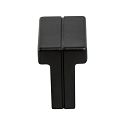 Berenson Skyline Knob 1-3/8" Long Matte Black