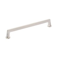 Schaub Northport 15 inch Square CC Appliance Pull in Brushed Nickel