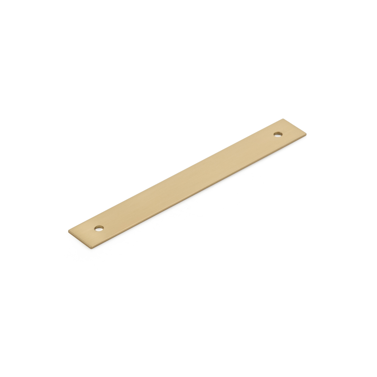 Schaub Pub House, 5 Inch cc, Signature Satin Brass, Backplate