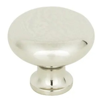 Atlas Homewares Round Knob 1 1/4 Inch Polished Nickel