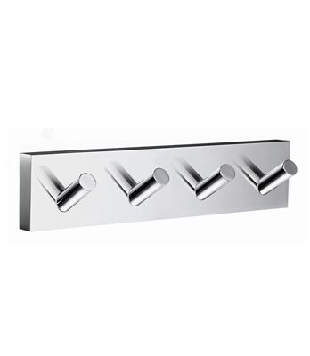 Smedbo House Collection Quadruple Towel Hook - Polished Chrome