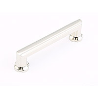 Schaub Empire 4 inch CC Cabinet Pull in Polished Nickel