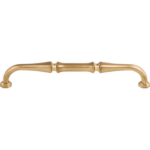 Top Knobs Chareua TK343HB Chalet Pull 7 Inch CC Honey Bronze