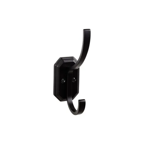 Top Knobs TK1065BLK Emerald Hook 6 1/4 Inch Flat Black