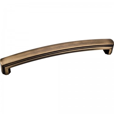 Hardware Resources Delgado 160mm CC Cabinet Pull - Antique Brushed Satin Brass