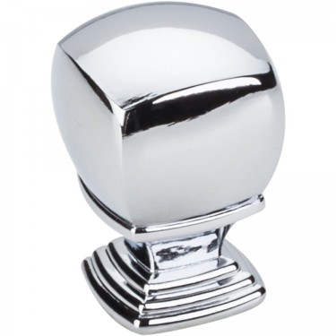 Hardware Resources Katharine 1 Inch Cabinet Knob - Polished Chrome