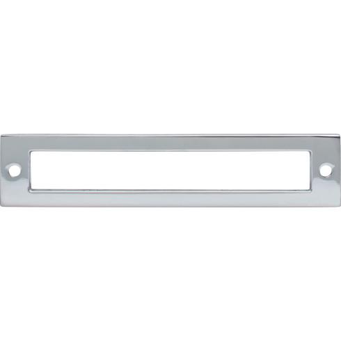 Top Knobs TK925PC Hollin Backplate 5 1/16 Inch CC Polished Chrome