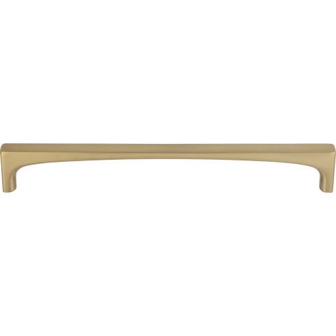 Top Knobs TK1015HB Riverside Pull 7 9/16 Inch CC Honey Bronze