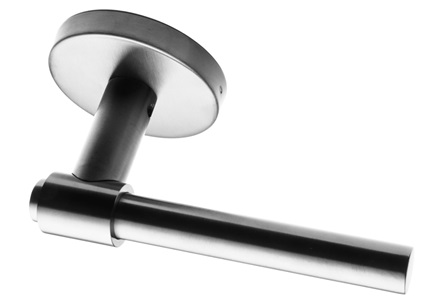 Linnea L09 Stainless Steel Door Lever with Round Rosette