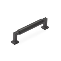 Schaub Haniburton 4 inch CC Cabinet Pull in Matte Black