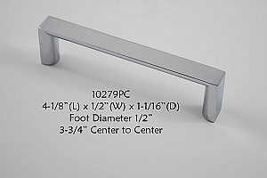 Residential Essentials 10279 Cabinet Pull in Polished Chrome