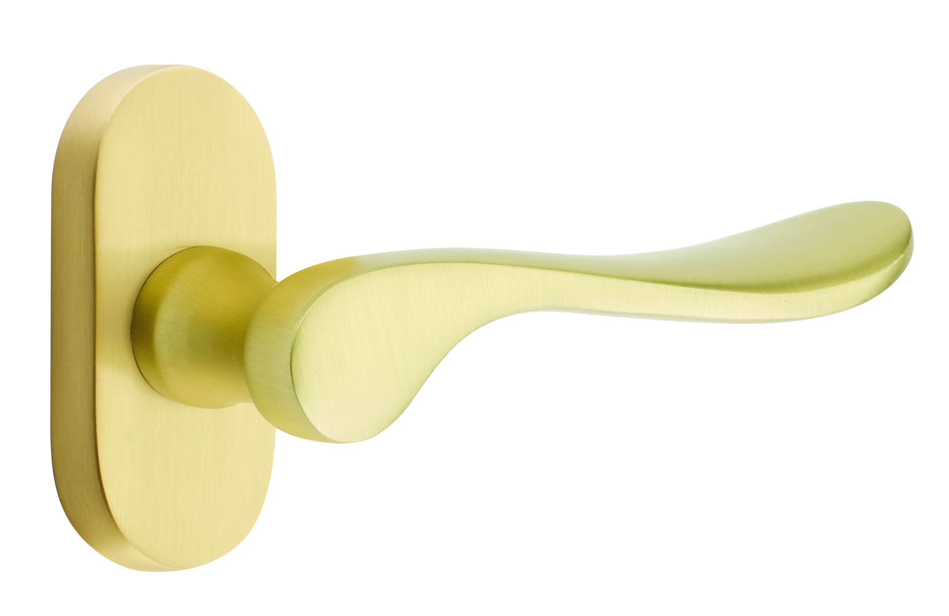 Emtek Luzern Lever with 1.5" x 3" Oval Stretto Rosette