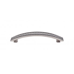 Top Knobs TK175PTA Trevi Crest Pull 5 Inch CC Pewter Antique