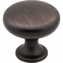 Hardware Resources Madison 1 3/16 inch Cabinet Knob in Brushed Oil Rubbed Bronze