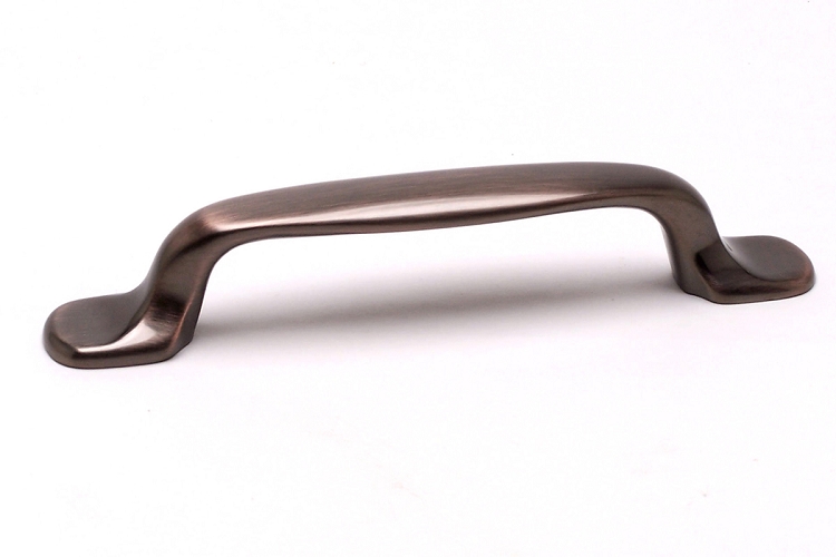 Berenson Euro Moderno 96mm CC Pull in Brushed Antique Copper