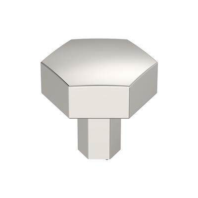 Amerock Caliber 1-1/4 Inch Cabinet Knob Polished Nickel