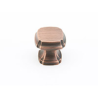 Schaub Empire 1 3/8 inch Diameter Square Knob in Empire Bronze