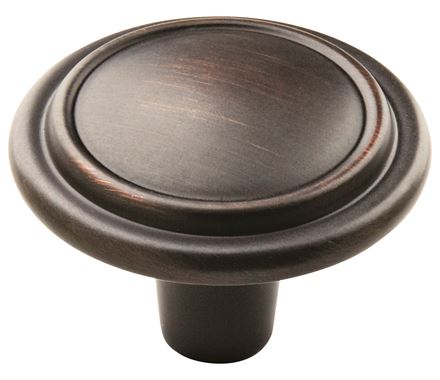 Amerock Allison Value 1 1/4 Inch Cabinet Knob Oil-Rubbed Bronze